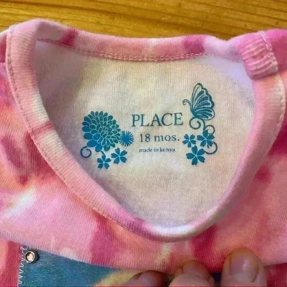 Tie dye set with puppy patch girls 18 months - Picture 5 of 7